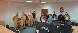 Egzamin końcowy kursu KPP dla druhów OSP w KM PSP w Kaliszu