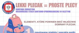 LEKKI PLECAK ELEMENTY DOBORU Plakat
