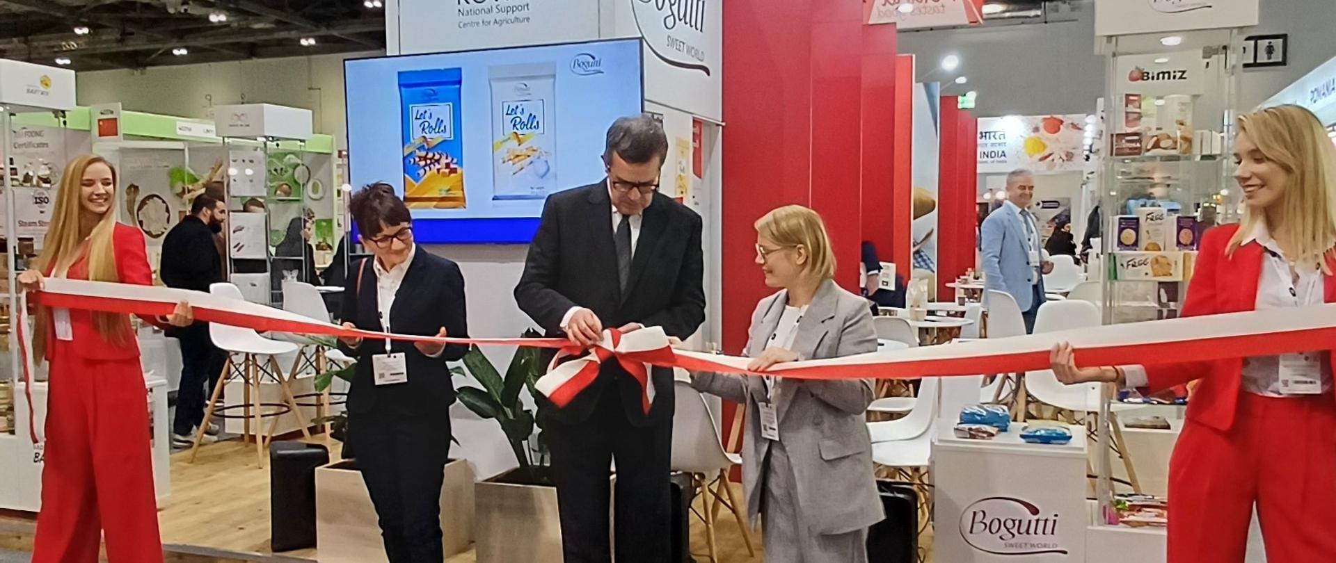 Otwarcie polskiego stoiska