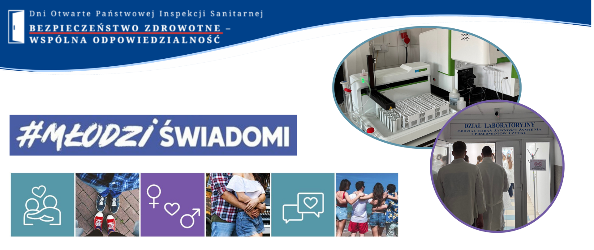 Baner informujący o wydarzeniach organizowanych w trakcie Dni Otwartych