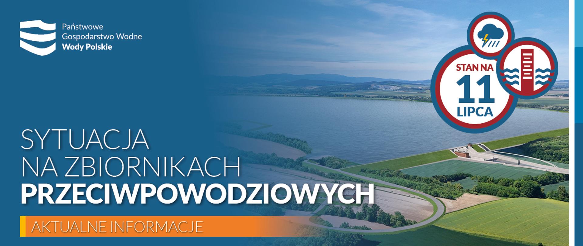 Sytuacja zbiorniki 11 lipca 2025