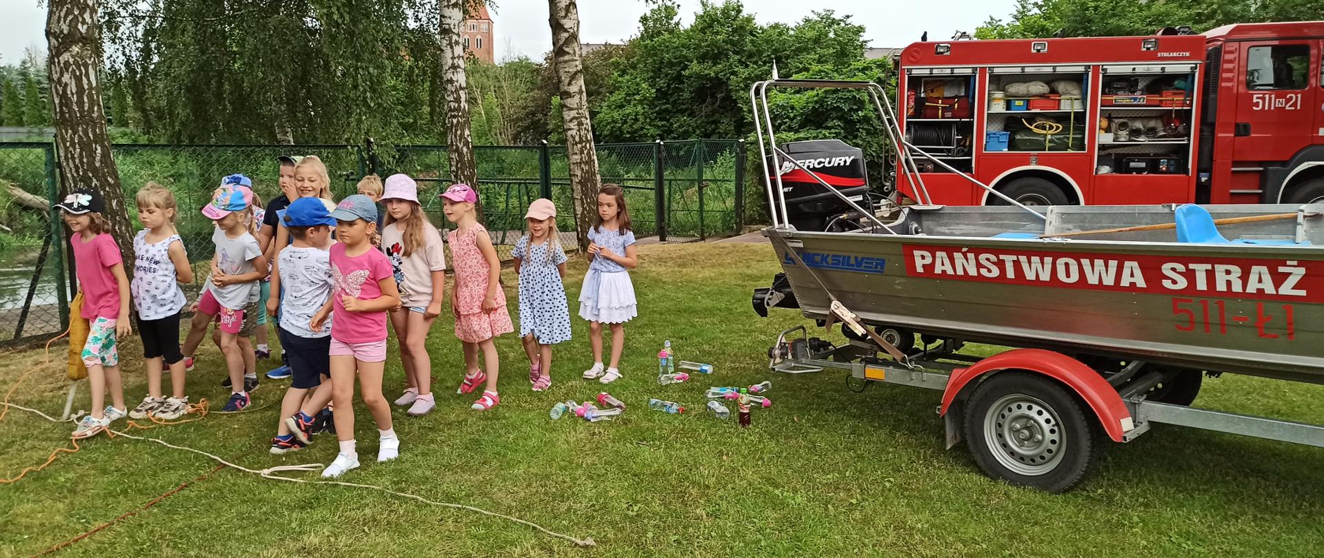 Dzieci z przedszkola w PSP 