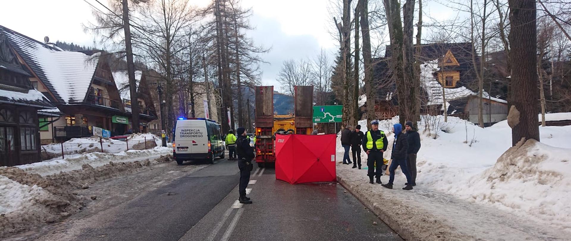 Pieszy potrącony ze skutkiem śmiertelnym