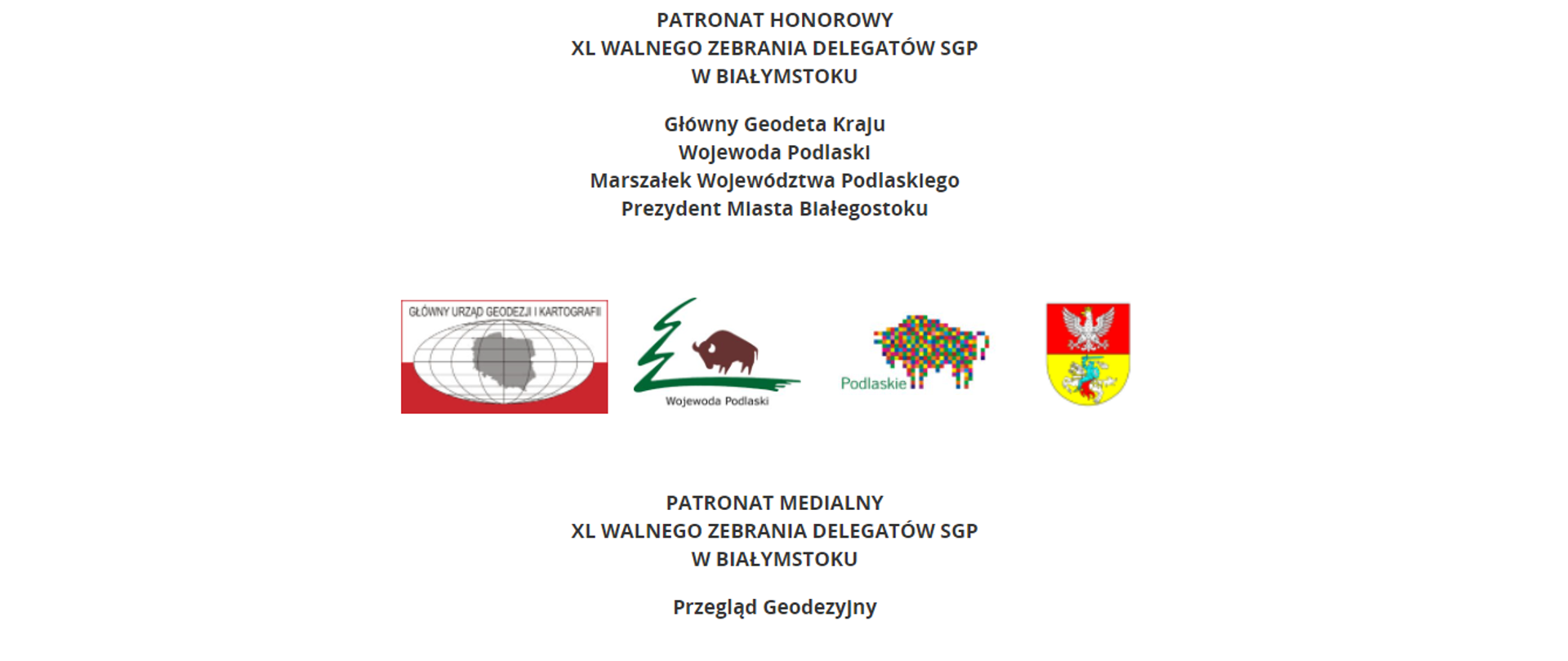 Plansza Walnego Zebranoa Delegatów SGP