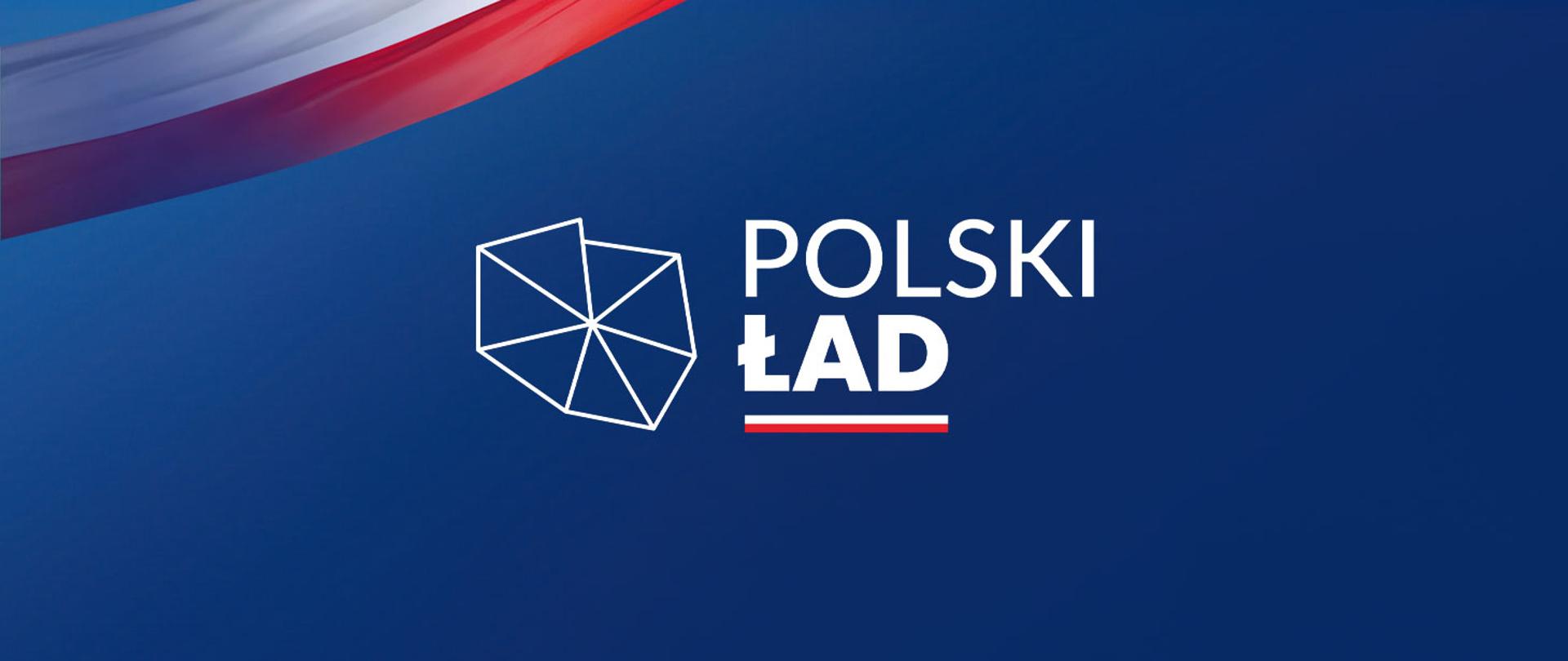 Grafika z logo programu Polski Ład