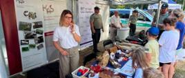 Stoisko edukacyjne KAS na pikniku