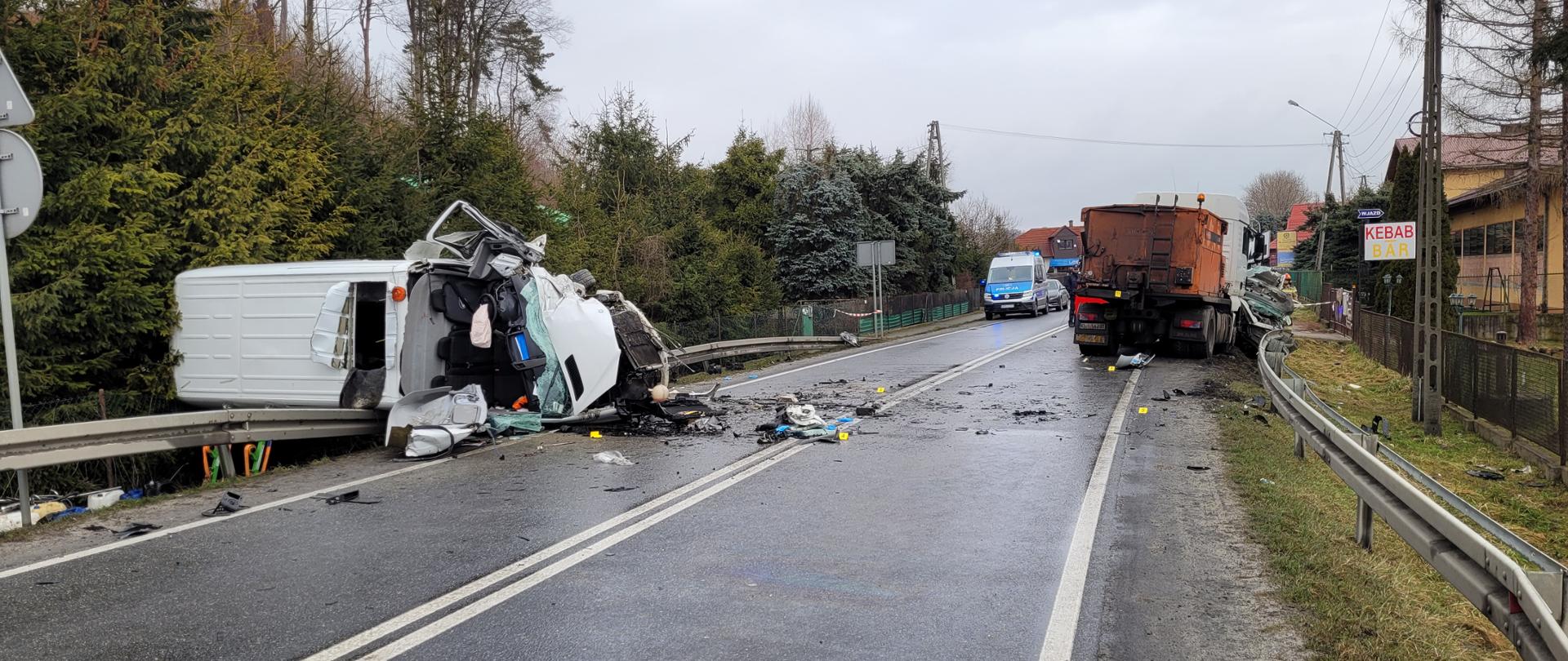 Wypadek DK 75 Czchów - 13.02.2023