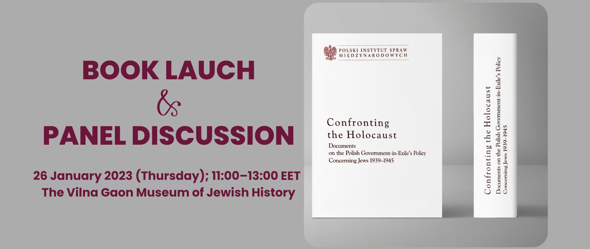 prezentacja książki w obliczu Zagłady