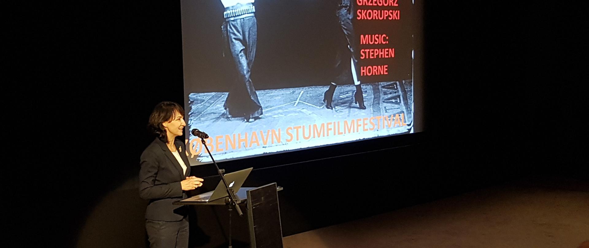 festiwal kina niemego - ambasador henryka mościcka dendys