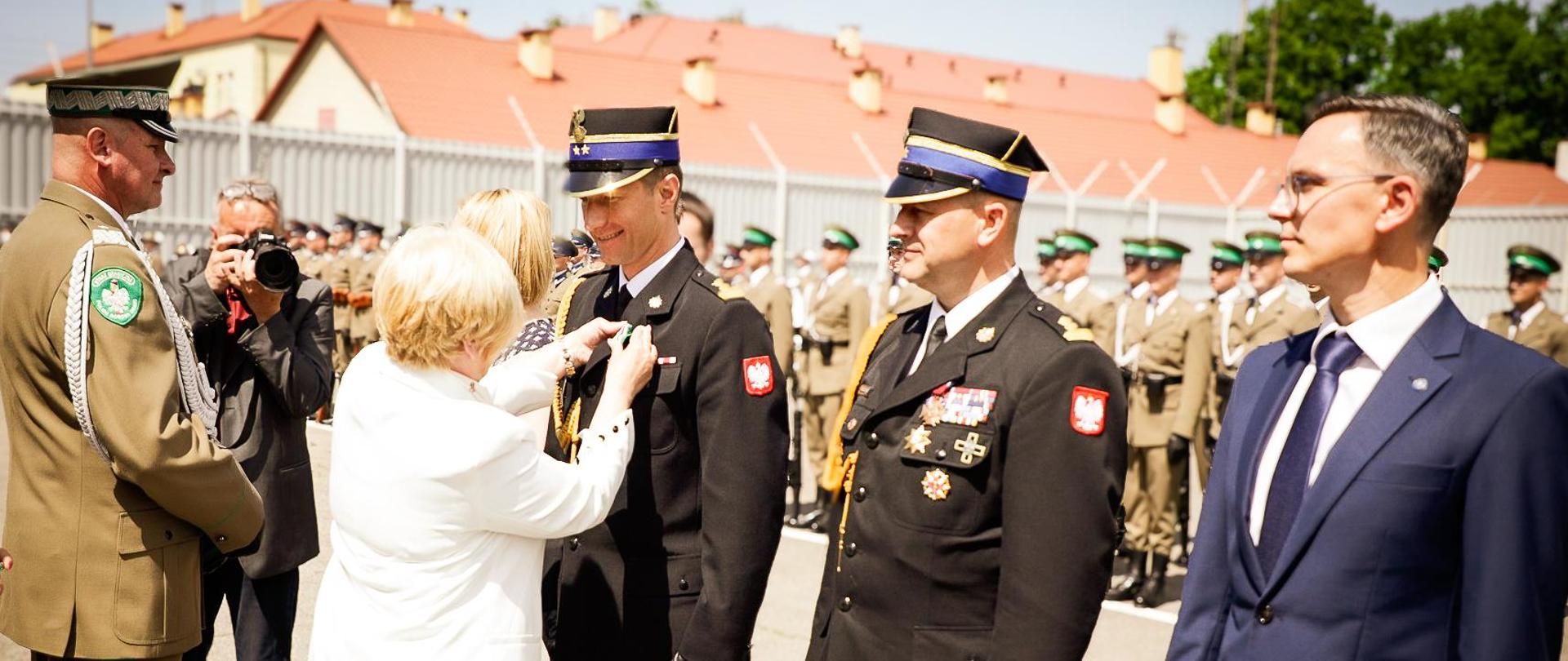 Wręczenie Brązowego Medalu za Zasługi dla Straży Granicznej