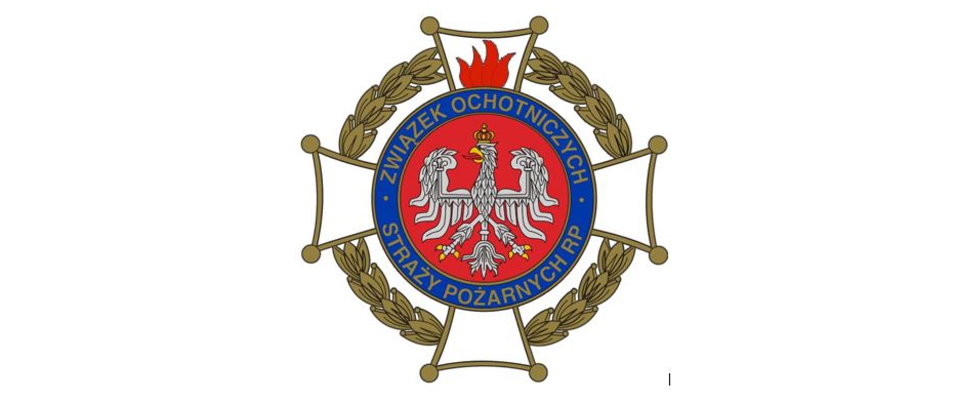 Na zdjęciu logotyp ZOSP RP