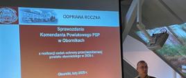 Odprawa roczna podsumowująca działalność Komendy Powiatowej PSP w Obornikach w 2024 r.
