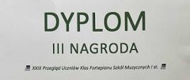 Dyplom III nagroda