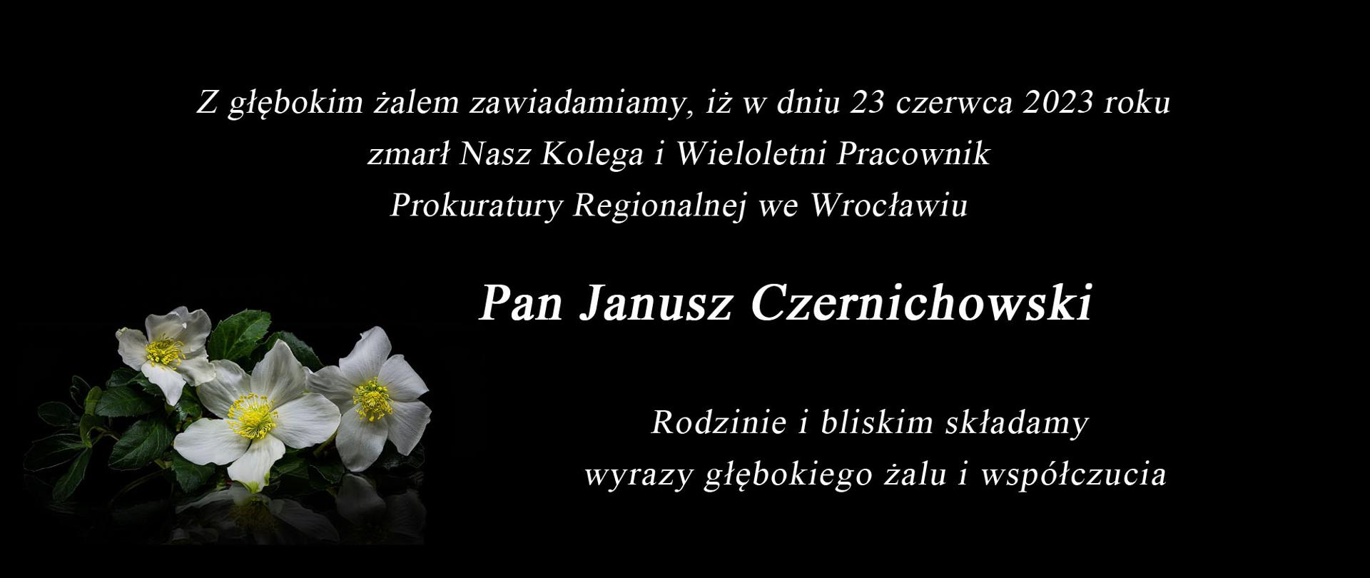 Pożegnanie naszego drogiego kolegi Janusza Czernichowskiego