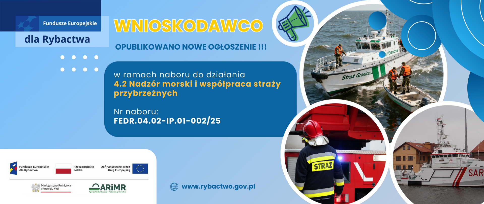 Nawet 500 tys. zł na projekt. Ruszył nabór na wzmocnienie nadzoru morskiego i współpracy straży przybrzeżnych
