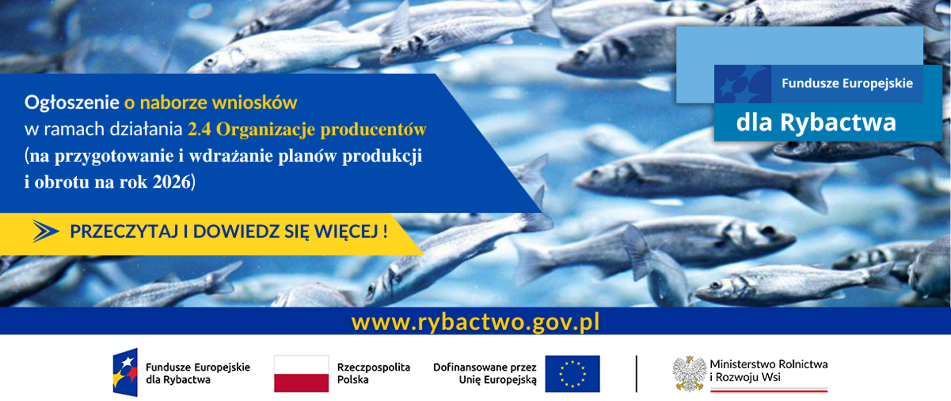 Fundusze Europejskie dla Rybactwa – zapowiedź nowego naboru