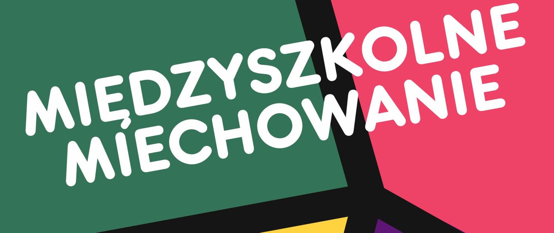 Plakat informacyjny dotyczący Koncertu Międzyszkolne miechowanie odbywającego się w dniu 16.05.2025 o godz. 16.30.