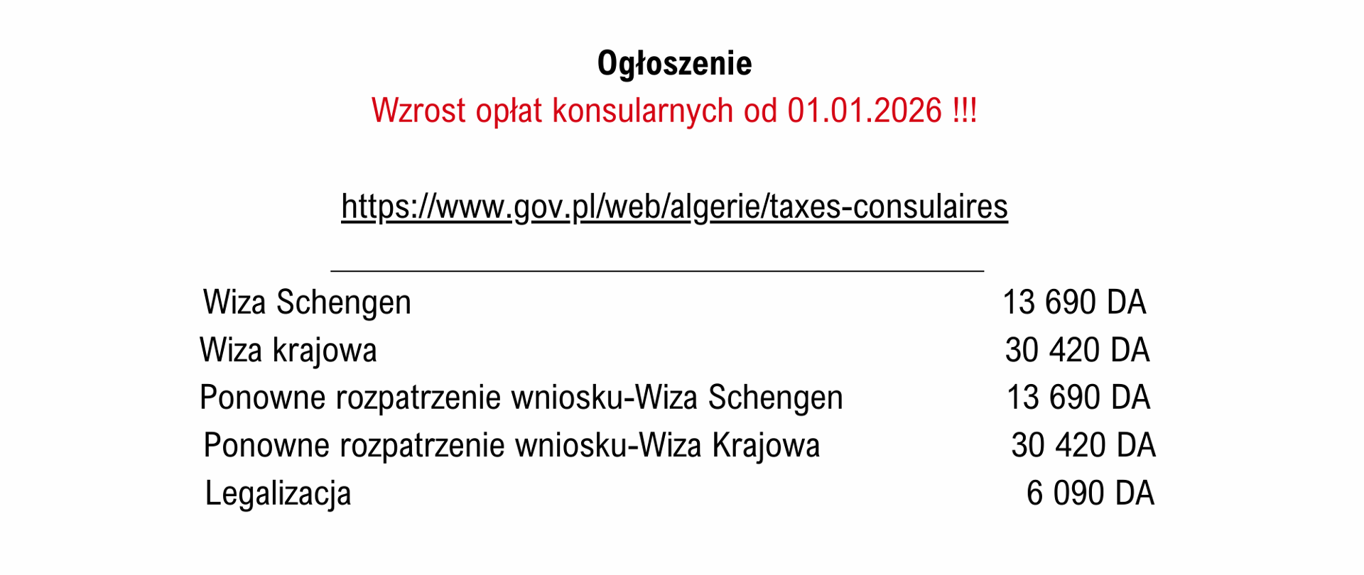 ogłoszenie