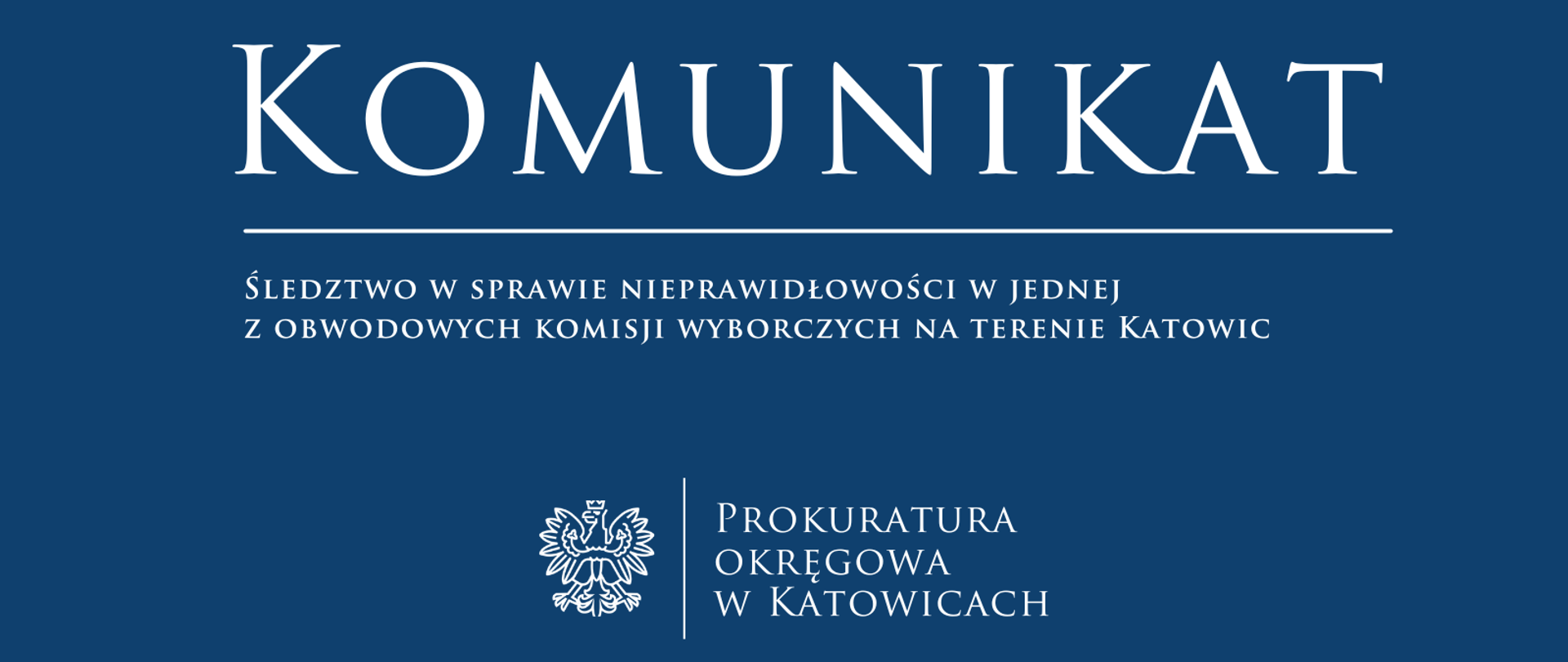 Śledztwo w sprawie nieprawidłowości w jednej z obwodowych komisji wyborczych na terenie Katowic