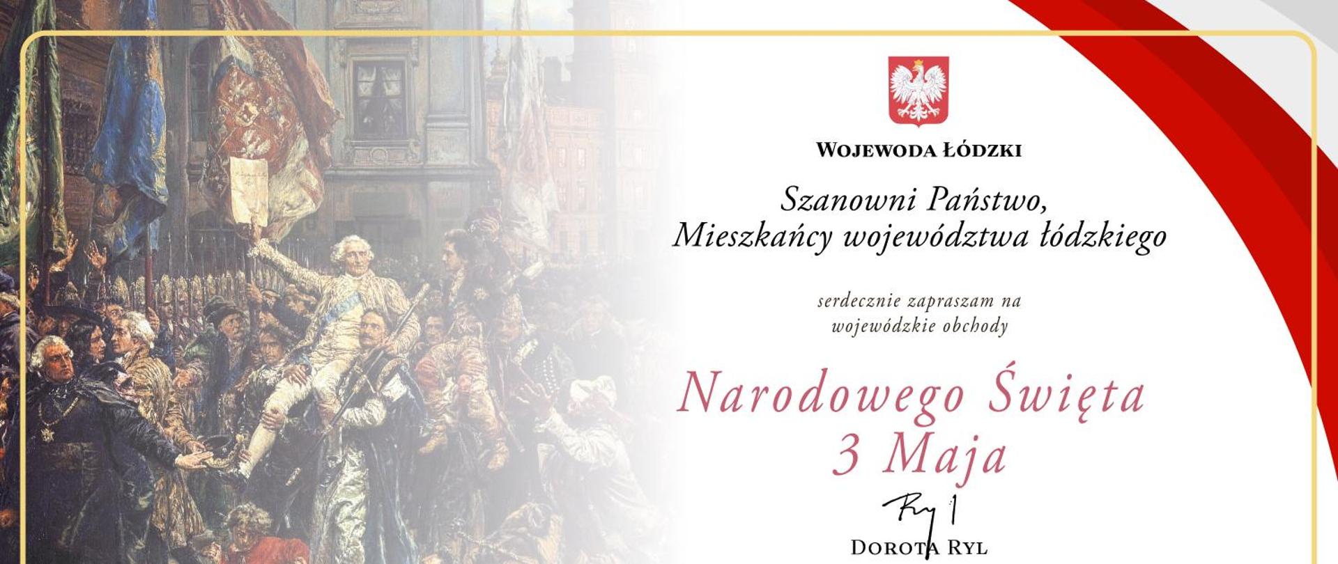 Zaproszenie na Narodowe Święto 3 Maja 