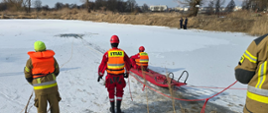 Ćwiczenia ratownictwa lodowego Warka 2025