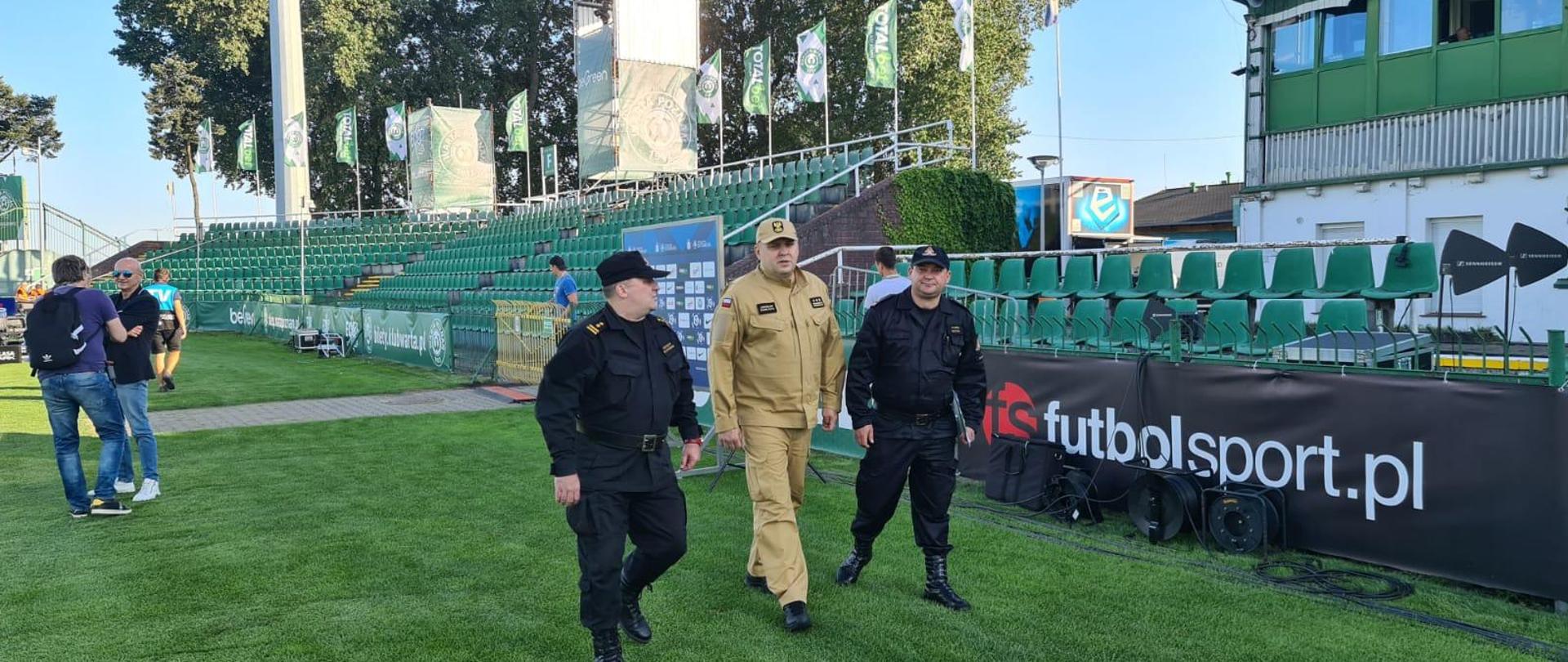 Wizytacja stadionu w Grodzisku Wlkp.