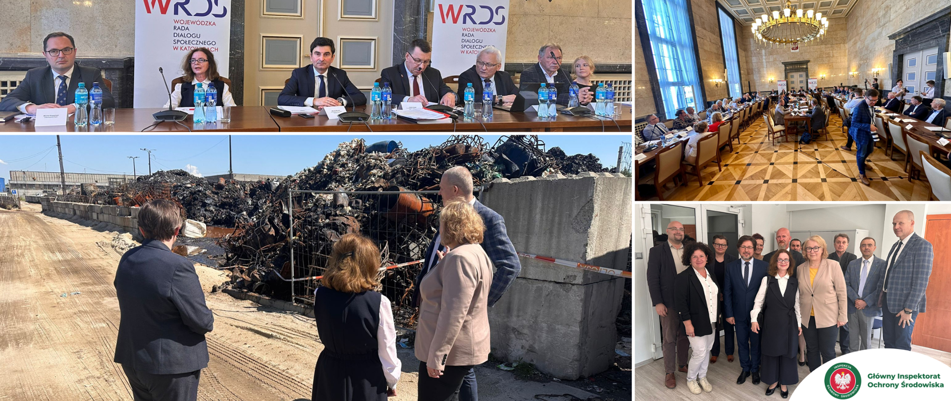 Nielegalne miejsca składowania odpadów niebezpiecznych. Joanna Piekutowska z wizytą w województwie śląskim