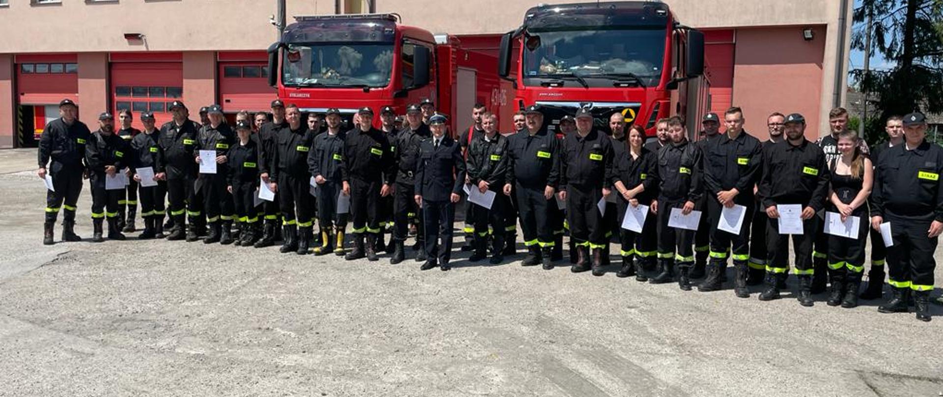 Zakończenie szkolenia podstawowego strażaków rotowników OSP.