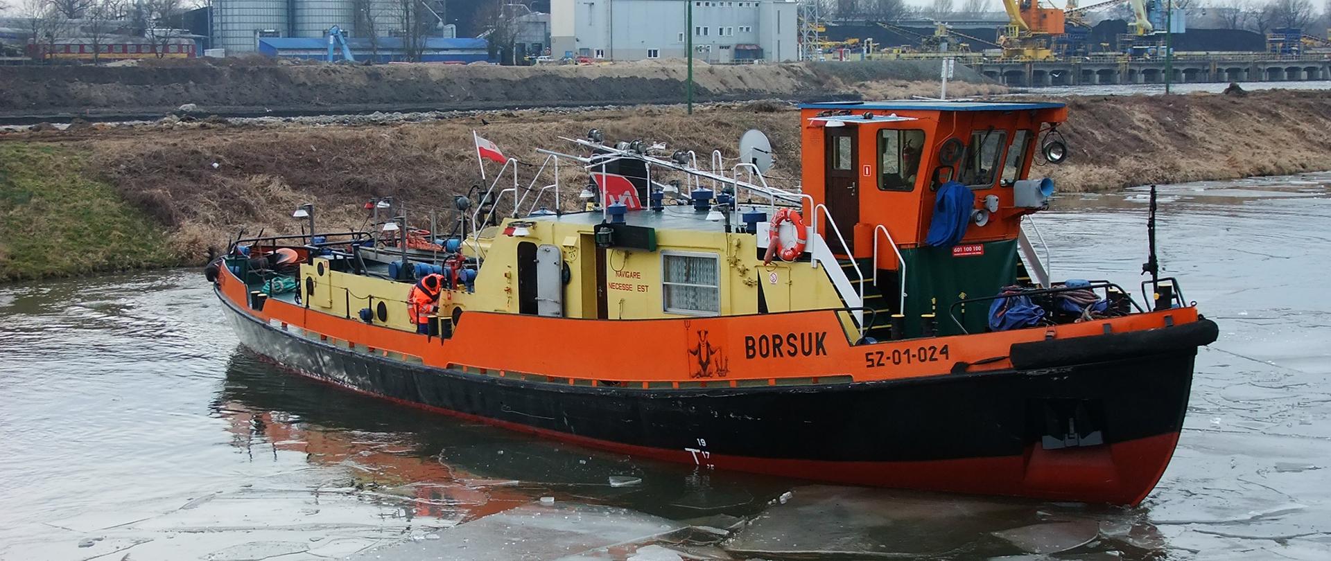 Lodołamacz RZGW we Wrocławiu – Borsuk.