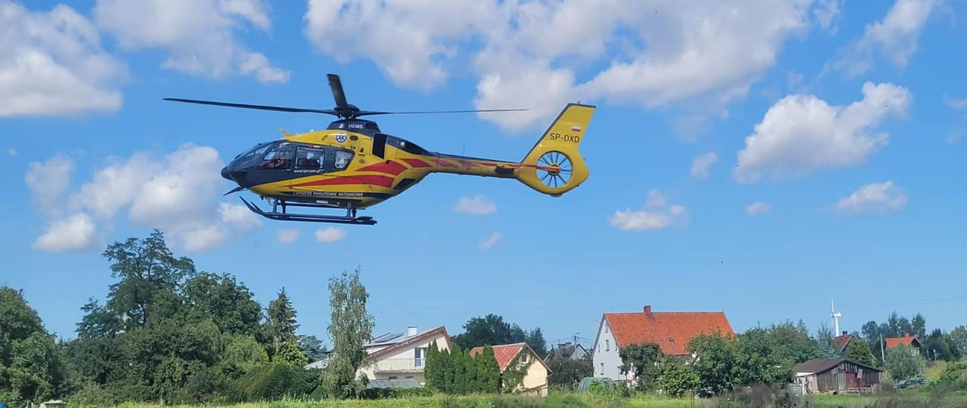 Lądowanie śmigłowca LPR