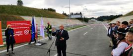 Minister A. Adamczyk w sobotę dokonał otwarcia nowego odcinka Zakopianki
