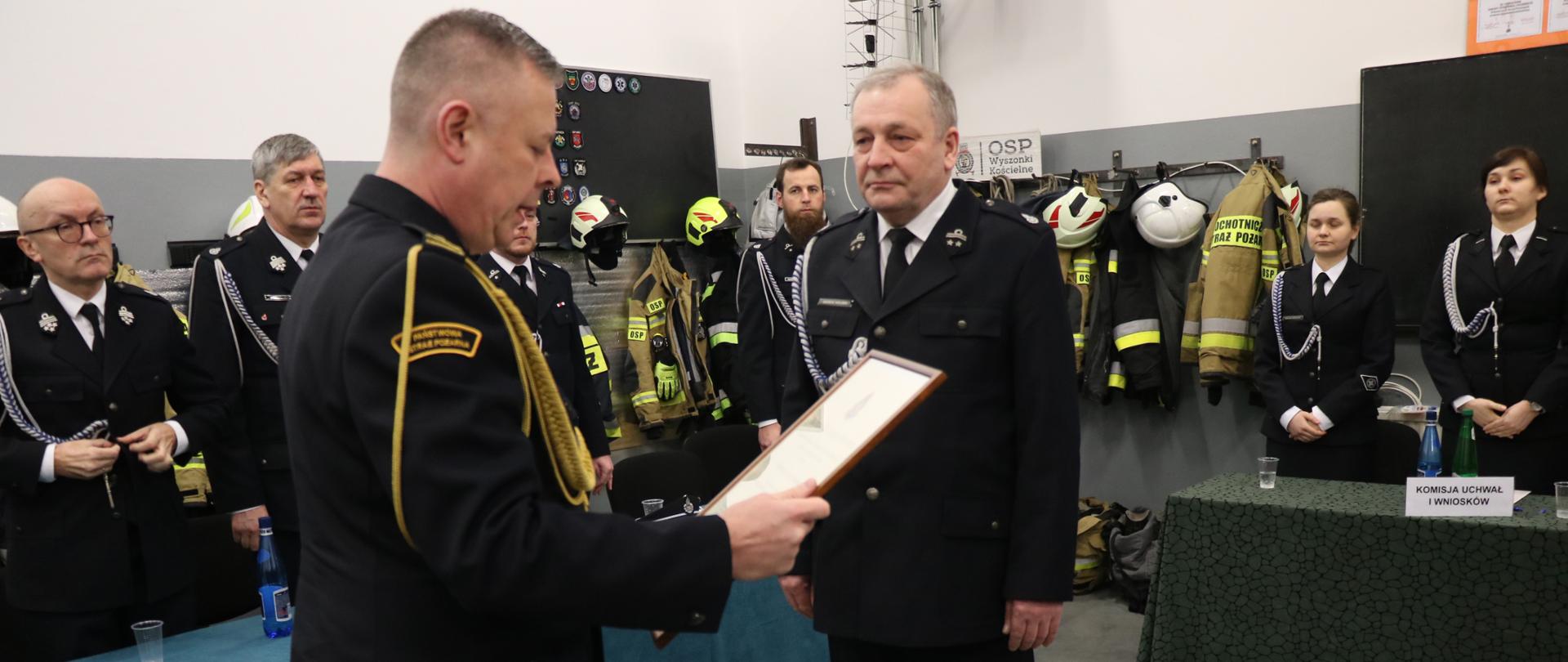 Zebranie oraz wręczenie aktu włączenia do KSRG jednostki OSP Wyszonki Kościelne