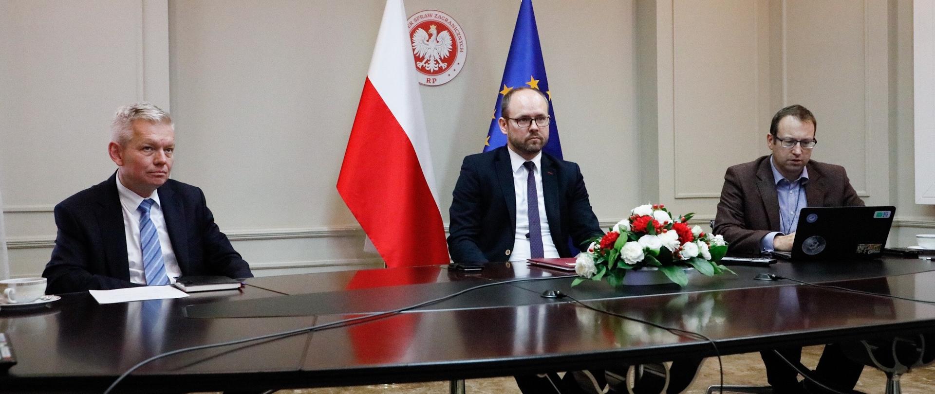 Deputy Minister Marcin Przydacz attends UN Security Council meeting on human rights developments in Belarus