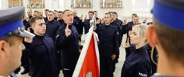Ślubowanie policjantów lubelskiego Garnizonu Policji.