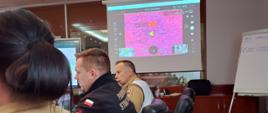 Ćwiczenia sztabowe w KM PSP Kalisz