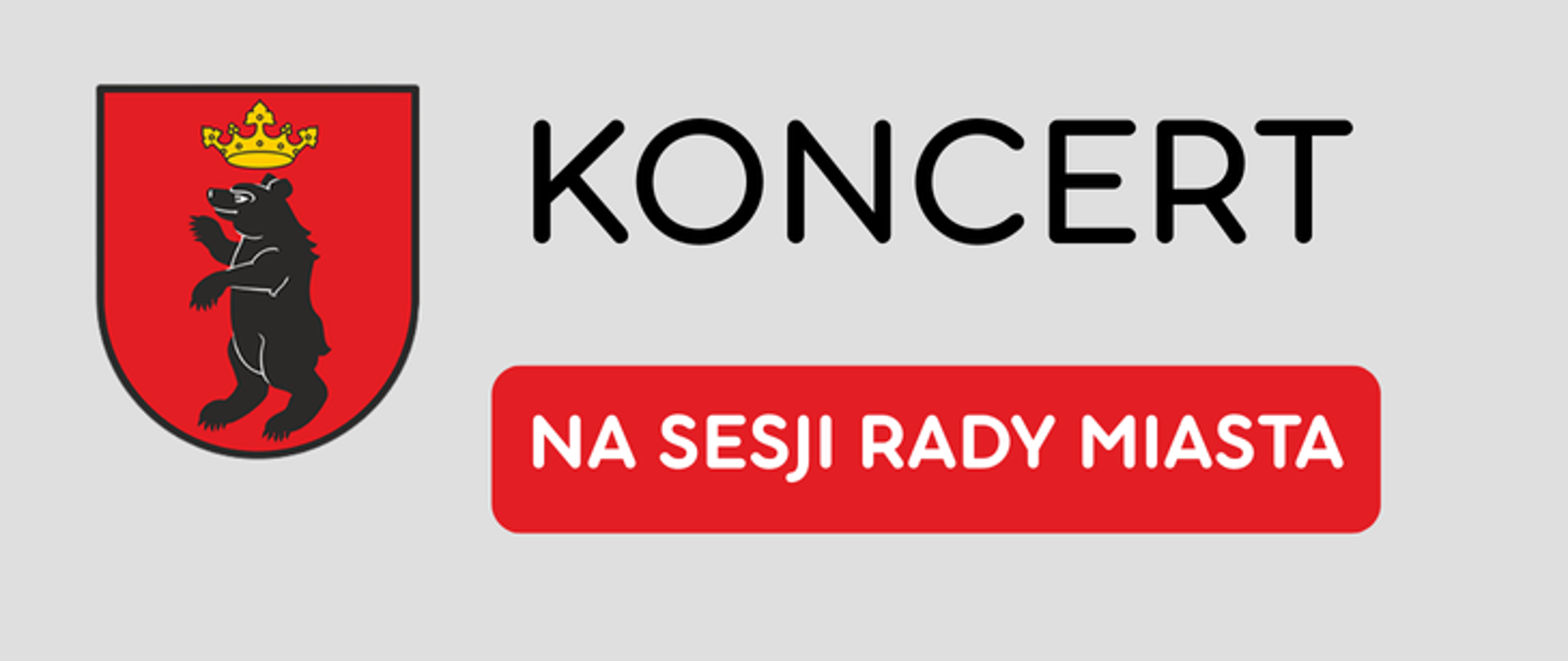 Baner koncert na sesji rady miasta