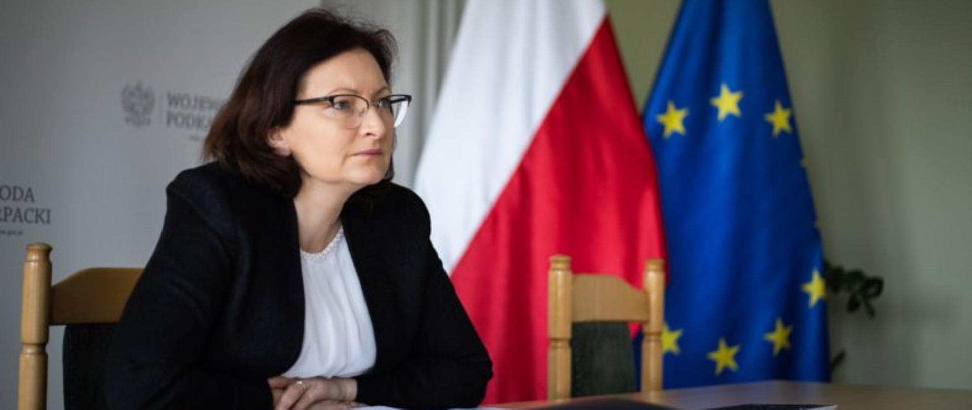 Wojewoda uczestniczy w konferencji online, organizowanej przez Ministerstwo Rodziny i Polityki Społecznej