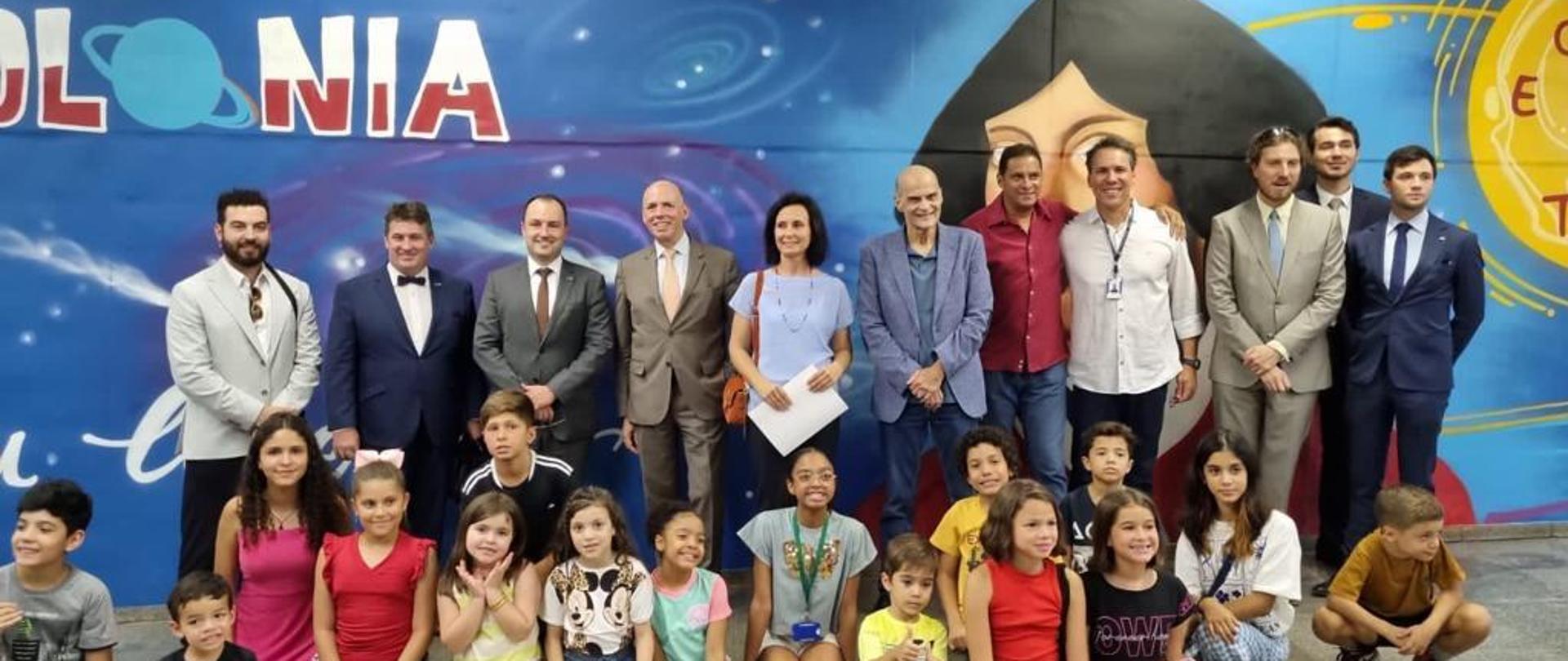 Inauguração do mural de Nicolau Copérnico