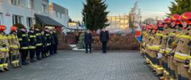 Pożegnanie strażaków odchodzących na zaopatrzenie emerytalne