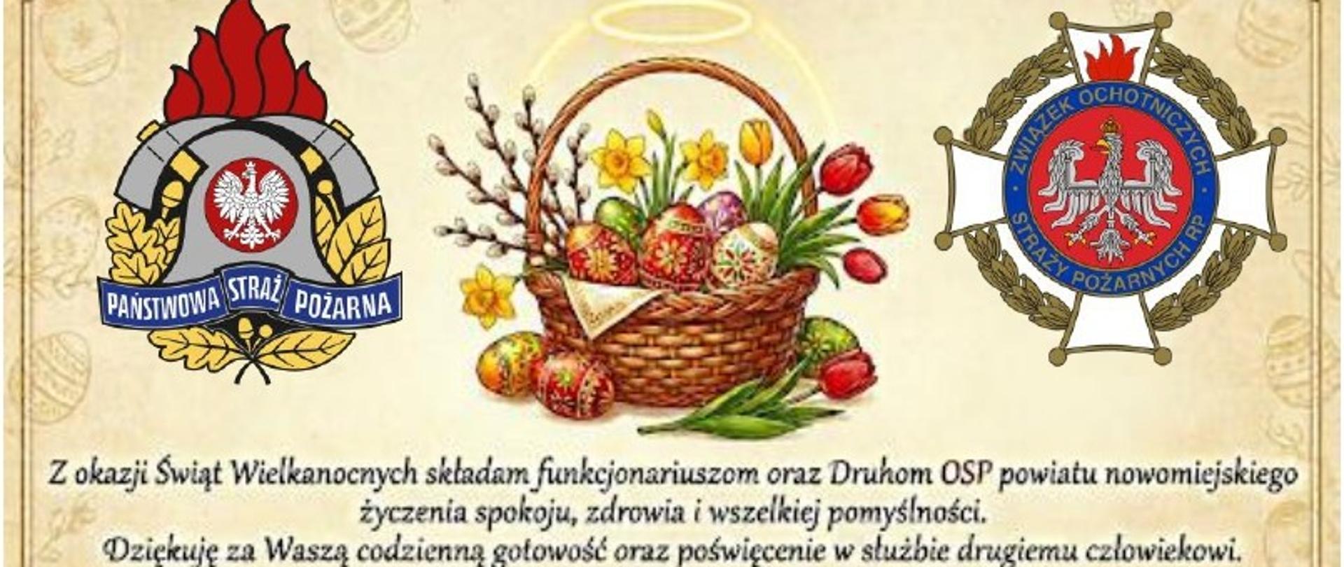 Życzenia Wielkanocne Komendanta Powiatowego PSP