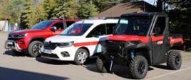Przekazanie pojazdów na terenie KP PSP w Kolbuszowej