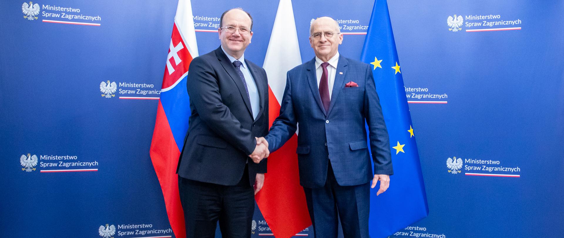Minister Zbigniew Rau meets new head of Slovak diplomacy