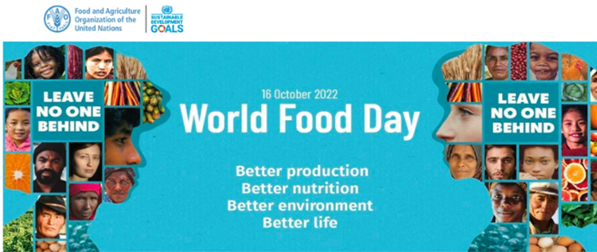 Grafika z napisem World Food Day.