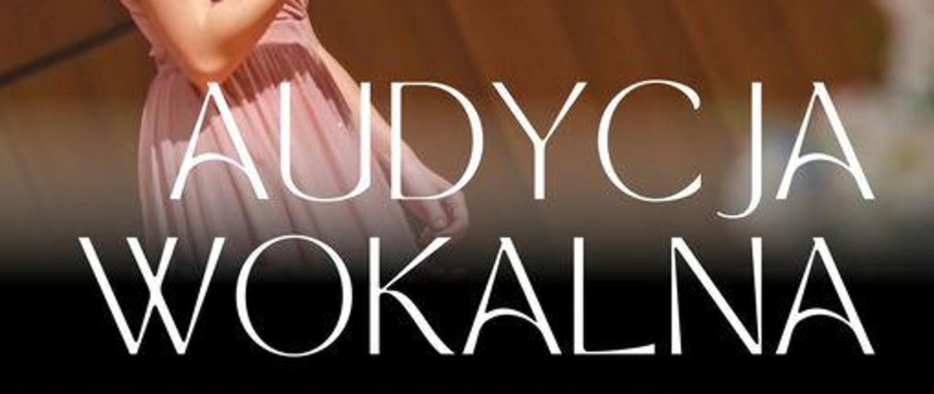 Audycja wokalna - plakat