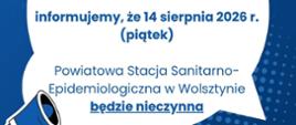 Informacja PSSE w Wolsztynie