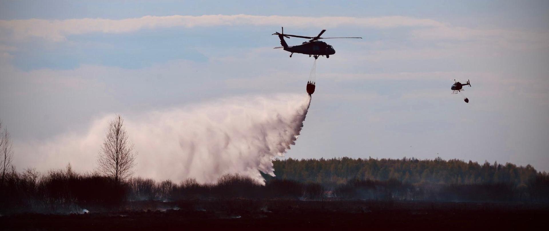 Pożar w Biebrzańskim Parku Narodowym