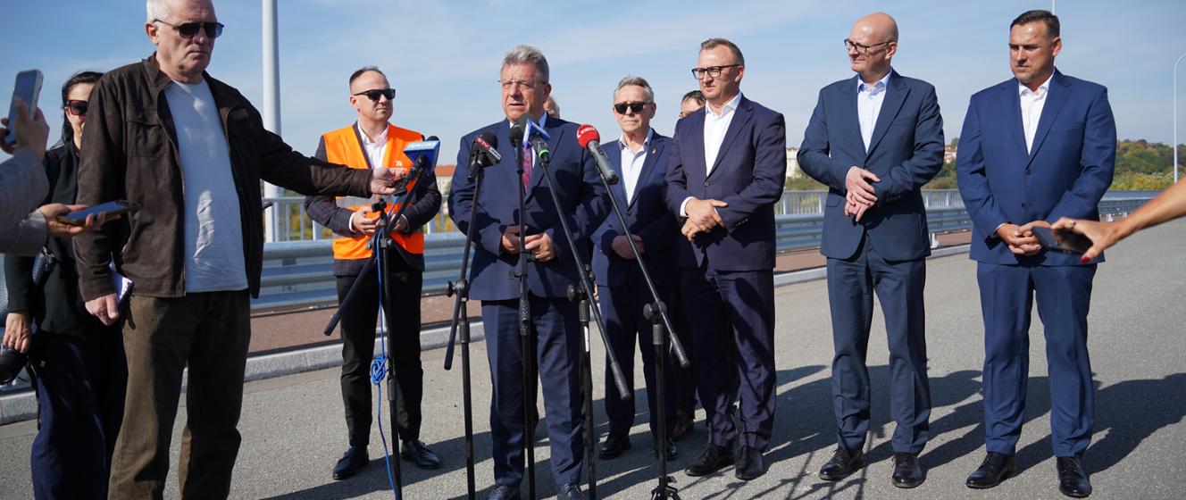 Rozbudowa mostu przez Wisłę w Sandomierzu na ukończeniu