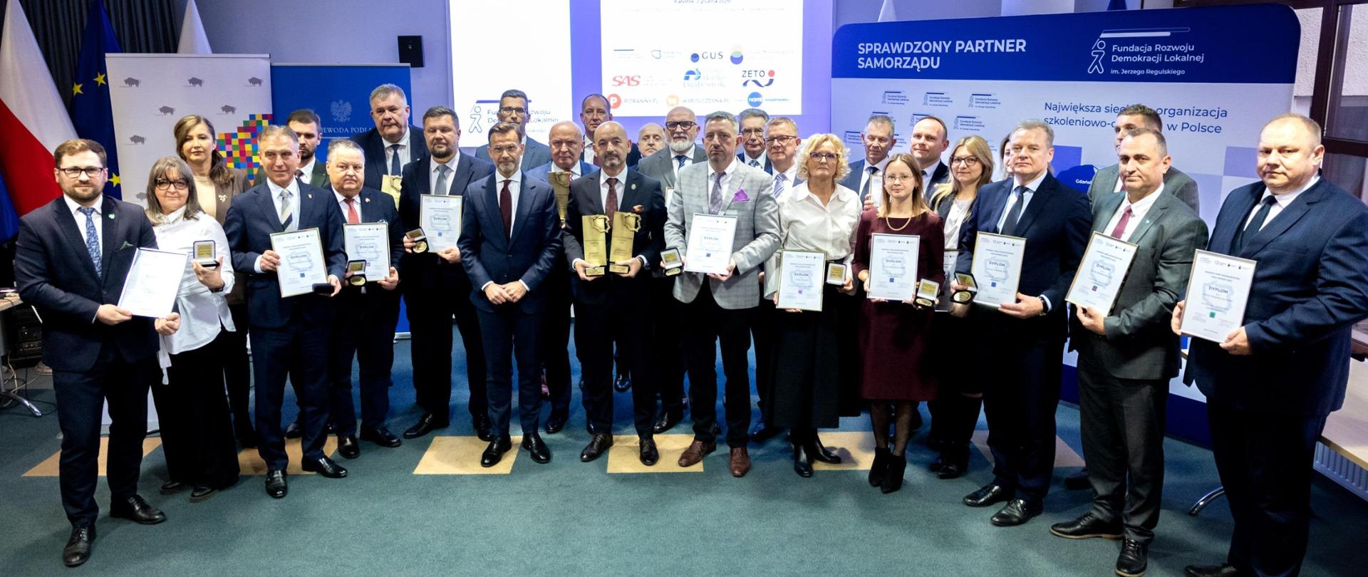 Ogłoszenie wyników rankingu gmin województwa podlaskiego 2025 zorganizowanego przez Fundację Rozwoju Demokracji Lokalnej