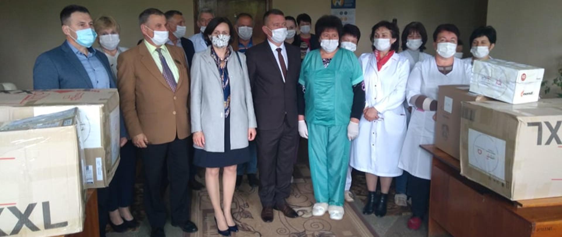 Polska pomoc dla szpitala w Rudkach