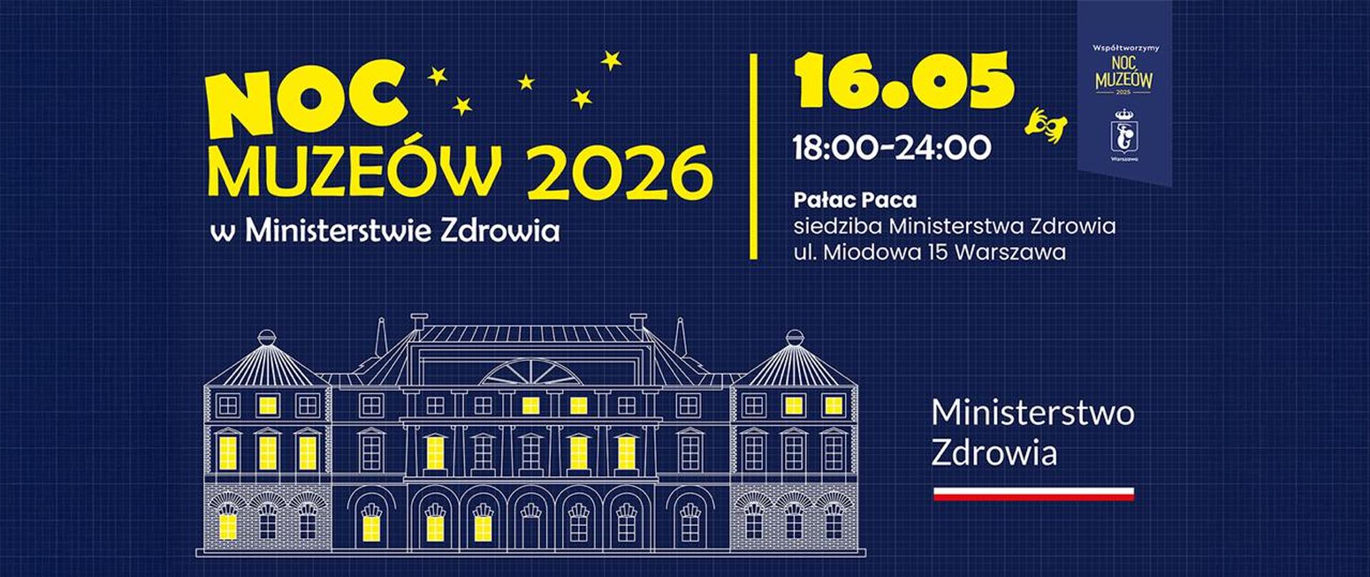 Plakat - Noc muzeów 2026 r.